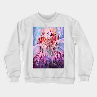 BNHA! lugubrious doll shigaraki tomura pastel guro print Crewneck Sweatshirt